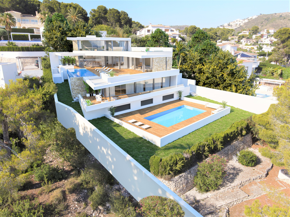 New build project walking distance to Moraira